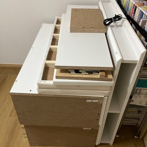更新　ニトリ　シングルベッド　　引き出し収納付き　2つセット