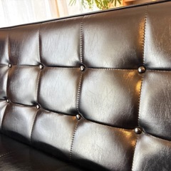 【受取者確定】カリモク60 Kチェア 2シーター ソファ オットマン付の画像