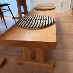 ダイニングテーブル&ベンチ　チェアは別の画像