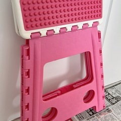 脚立/ステップ/ピンクの画像