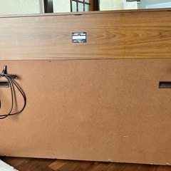 YAMAHA　電子エレクトーン　木目調　レトロの画像