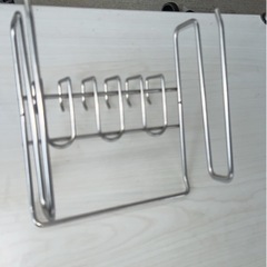 銀ラック　キッチン　予備　棚の画像