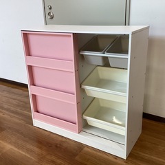絵本・おもちゃ収納ラック【町田市再生家具】　253203の画像