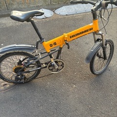 ハマー折りたたみ自転車の画像
