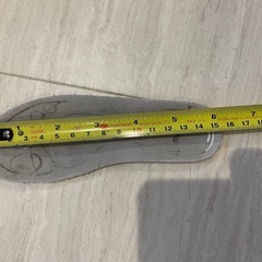 PUMA ベルクロスニーカー グレー/ホワイト　15cmの画像