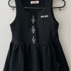 メゾピアノ キッズ セットアップ 音符モチーフの画像