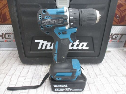 マキタ DF487 ドライバドリルフルセット 18V5.0Aｈバッテリー×1 充電器×1