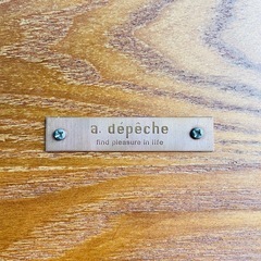 a.depeche カウンタースツール 6脚セット 木製×アイアンの画像