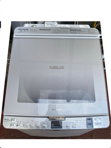 シャープ SHARP 洗濯乾燥機 ES-PX8D-S 洗濯機 2020年製 8.0kg