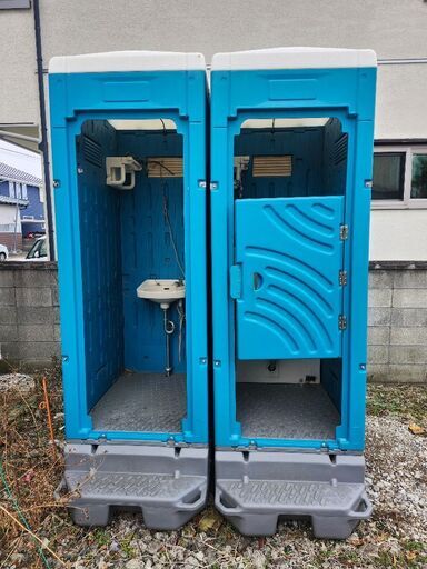 仮設トイレ簡易水洗