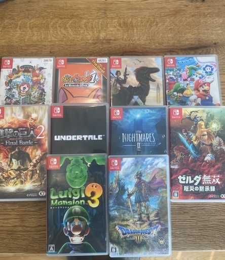 ds、3ds、Switchのソフトまとめ売り ゲームソフトまとめ売り Switch PS4 WiiU 3DS DS まとめ売り（カセット