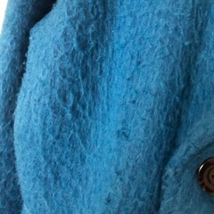 MURUA  シャギーオーバーコート　ロング丈　ブルーの画像