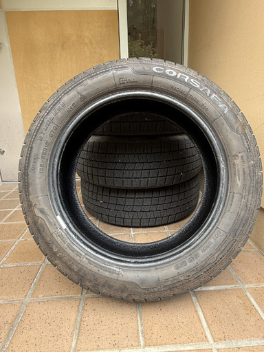 スタッドレスタイヤ 195/55R16 走行距離6200km NANKAN ESSN-1