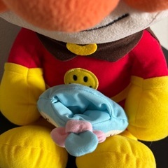 【ぬいぐるみ】アンパンマン　小物入れ付きの画像