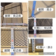 QUICK CAMP クイックキャンプ　テーブル　ミニ三つ折りテーブル ワゴンドッキング可能の画像