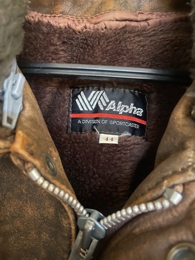 ★アルファ★本革ジャケット★M〜Lサイズ★