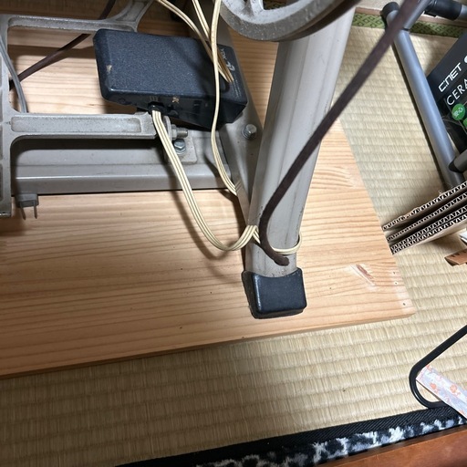 足踏みミシン　ジャンク扱い