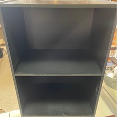 3段　カラーボックス　ブラック　便利　棚　収納　整理　本　漫画　マルチ収納　W410×D290×H875　中古　③の画像