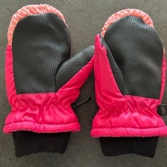 子供用スノーグローブ　ミトン手袋　3〜4才用の画像