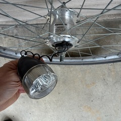 24インチ自転車前輪オートライトの画像