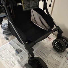 【ジャンク品】ベビーカー　
コンビ メチャカルハンディオート4キャスエッグショックの画像