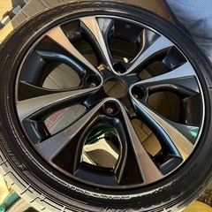 イボありバリ山★ ワゴンR MH34S？MH44S？スティングレー 純正ホイール ４本165/55R15 グッドイヤータイヤアルミホイール　４本セット　タント、ムーヴ、ミライース、エグゼ、ワゴンR、コンテ、ウェイク、カスタムの画像