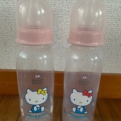 ハローキティー哺乳瓶　の画像