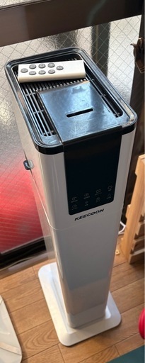 KEECOON 加湿器 大容量 13L 業務用 大型 タワー型 水タンク 加湿 器 上から給水 切れタイマー 湿度設定可能 