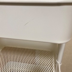 IKEA イケア　キッチンワゴン　3段　スチールワゴン　キャスター付き　ロースコグ　の画像