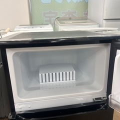 2ドア冷蔵庫 90L iris ohyama IRSD-9B-B 2023年製の画像