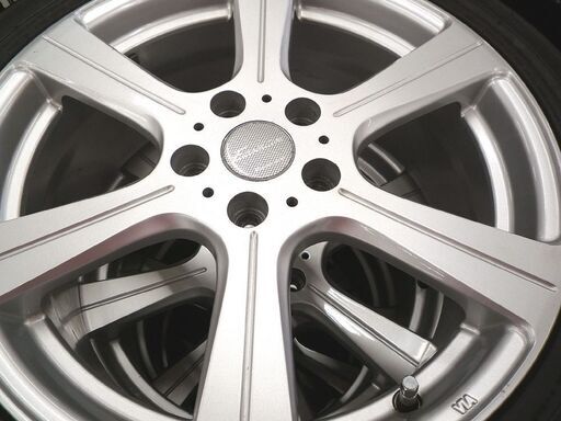 現状品 タイヤ付きホイール4本セット マナレイスポーツ ユーロエディション 18×7.5J 5H 114.3 +55 225/45R1