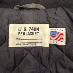 SCHOTT ピーコートの画像