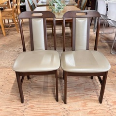 A2063🌟配達設置可🙌3点セットダイニングテーブル2脚椅子付き　幅100cm🌟の画像