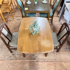 A2063🌟配達設置可🙌3点セットダイニングテーブル2脚椅子付き　幅100cm🌟の画像