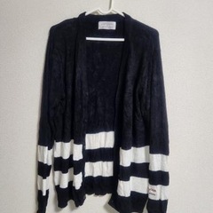 新品 gelato pique HOMME ジェラートピケ ガウン カーディガン ルームウェア ワンマイルウェア ブラック メンズの画像