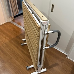 シングル折りたたみベッド 美品 1階・即日可の画像