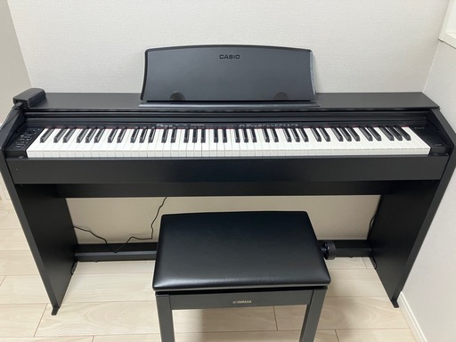 【2023年製】CASIO 電子ピアノ Privia PX-770BK YAMAHA椅子付き 