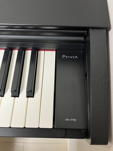 【2023年製】CASIO 電子ピアノ Privia PX-770BK YAMAHA椅子付き 