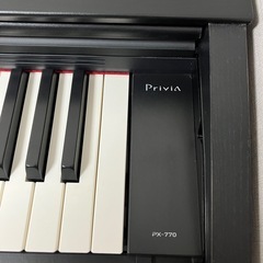 【2023年製】CASIO 電子ピアノ Privia PX-770BK YAMAHA椅子付き の画像