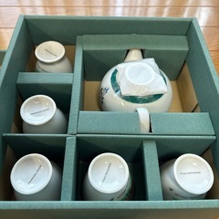 ティーセット　湯呑み　皿　カップ　コップ　の画像