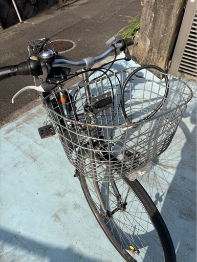 【中古】電動アシスト自転車”X2P7-0004107”27インチ シルバー