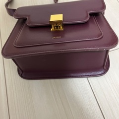 JW PEI バーガンディ ショルダーバッグの画像