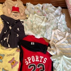 ベビー服　ロンパース　男の子　ボーイ　肌着　春　スタイ　ライオン　コアラのマーチ 子供服 ベビー トップスの画像