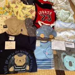 ベビー服　ロンパース　男の子　ボーイ　肌着　春　スタイ　ライオン　コアラのマーチ 子供服 ベビー トップスの画像