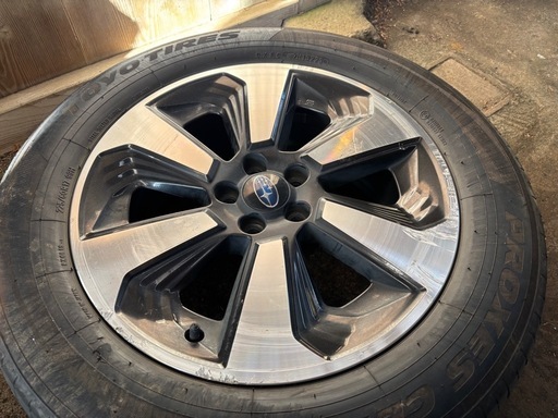 ENKEI製 スバル フォレスター 純正 17インチ ホイール toyo　225/60R17 4本セット★ BRレガシィ アウトバック