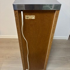 レトロ家具 キッチンカウンター ステンレスの画像