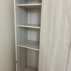 全身鏡付き収納棚の画像