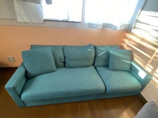 3人がけソファー (ぽんi) 長津田のソファ《3人掛けソファ》の中古