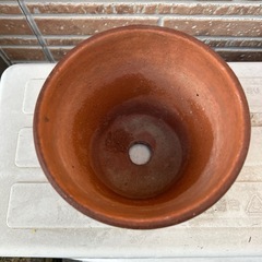 植木鉢　テラコッタ（素焼き）の画像