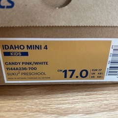 【未使用】アシックス　17.0cm スニーカーの画像